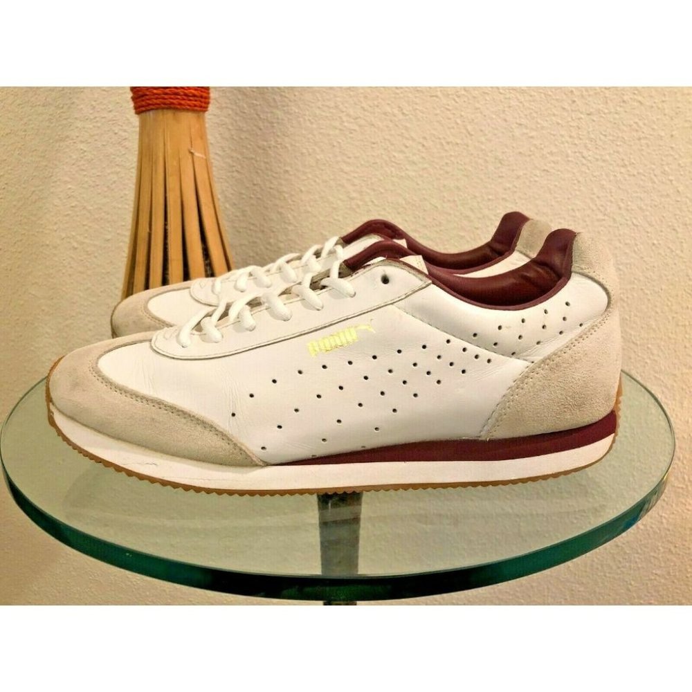 Puma Mens Classic Fit Running Shoes White Size 9.5